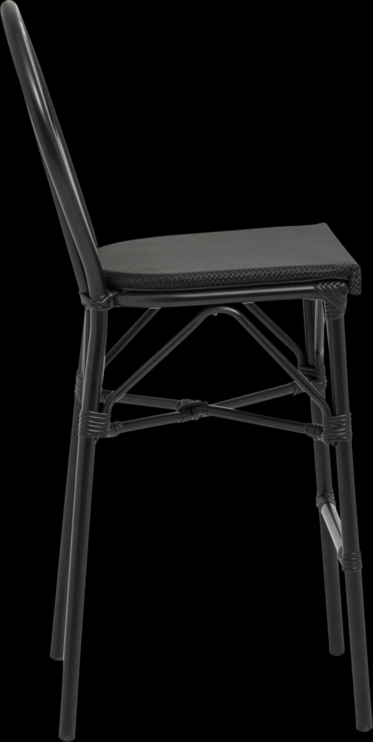 Gately Black Barstool - Thumbnail - Image 5