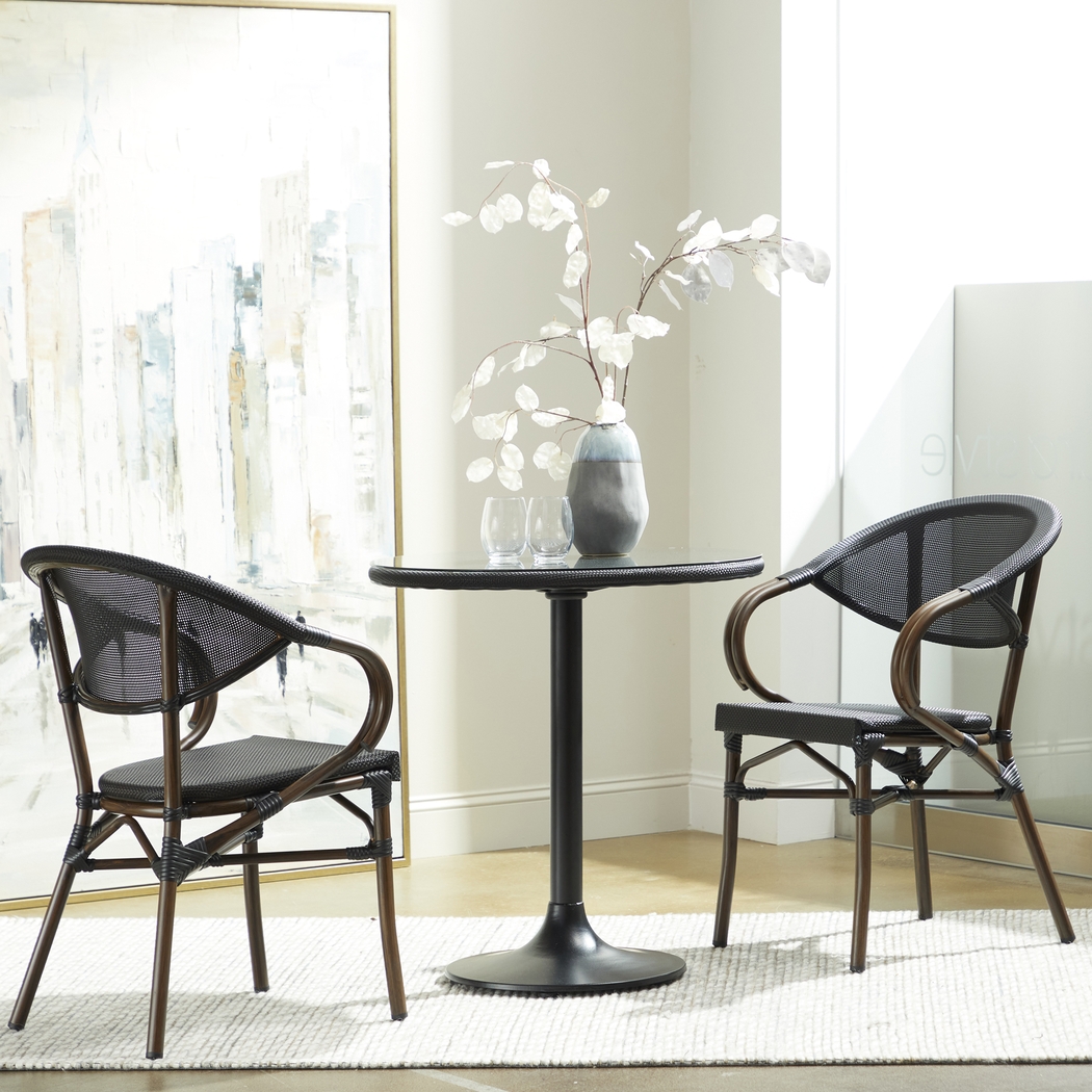 Gately Black Bistro Table - Thumbnail - Image 6