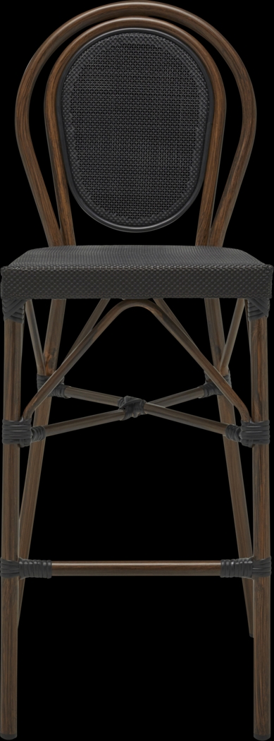 Gately Dark Brown Barstool - Thumbnail - Image 3