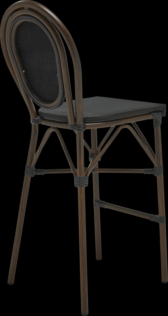 Gately Dark Brown Barstool - Thumbnail - Image 5