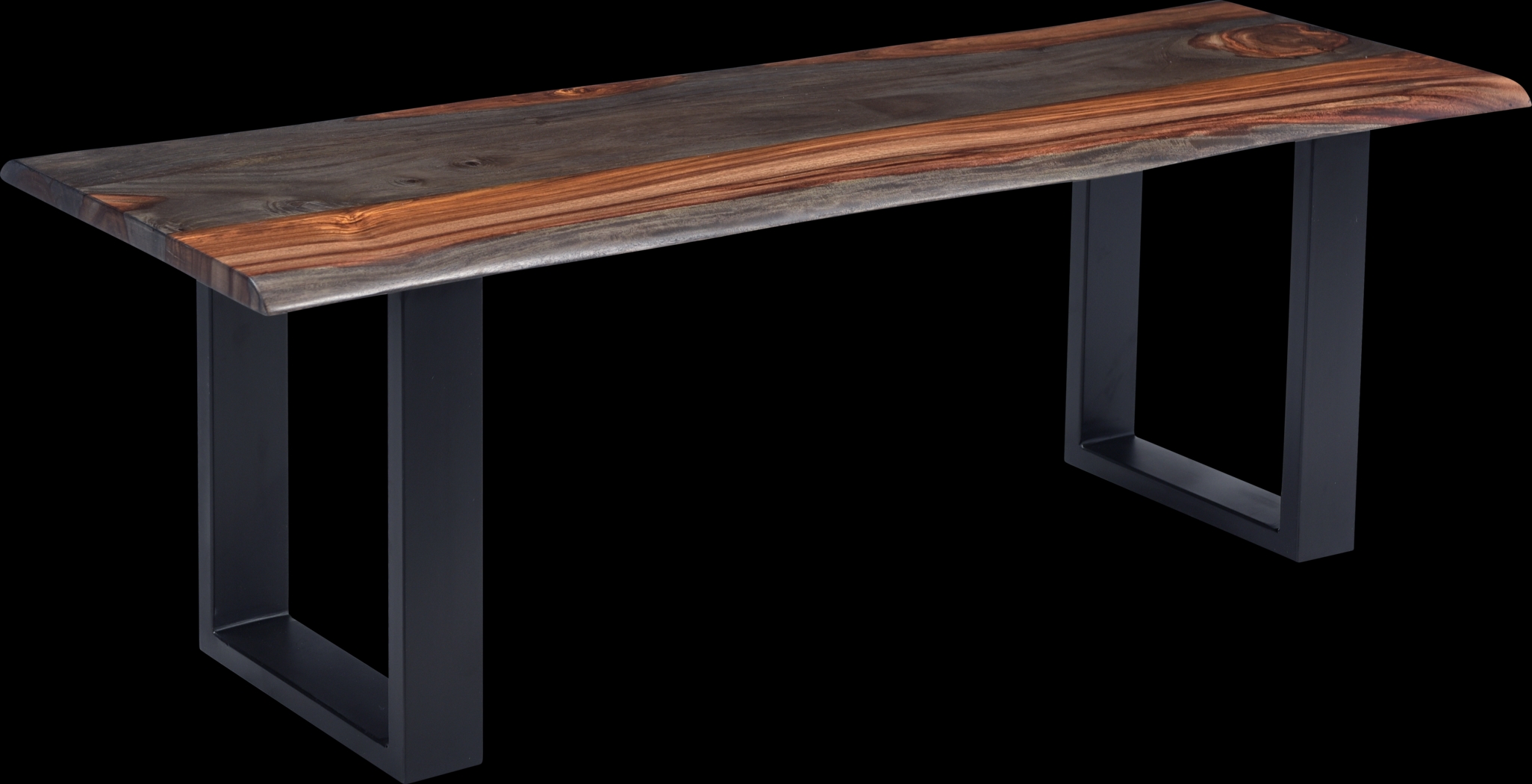 Gateside Brown Dining Bench - Thumbnail - Image 1