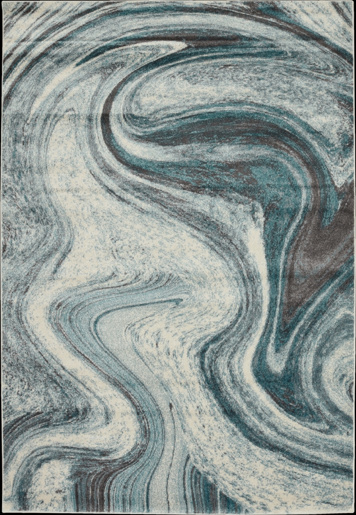 Gatimar Teal 7'10 x 10'10 Rug - Thumbnail - Image 1