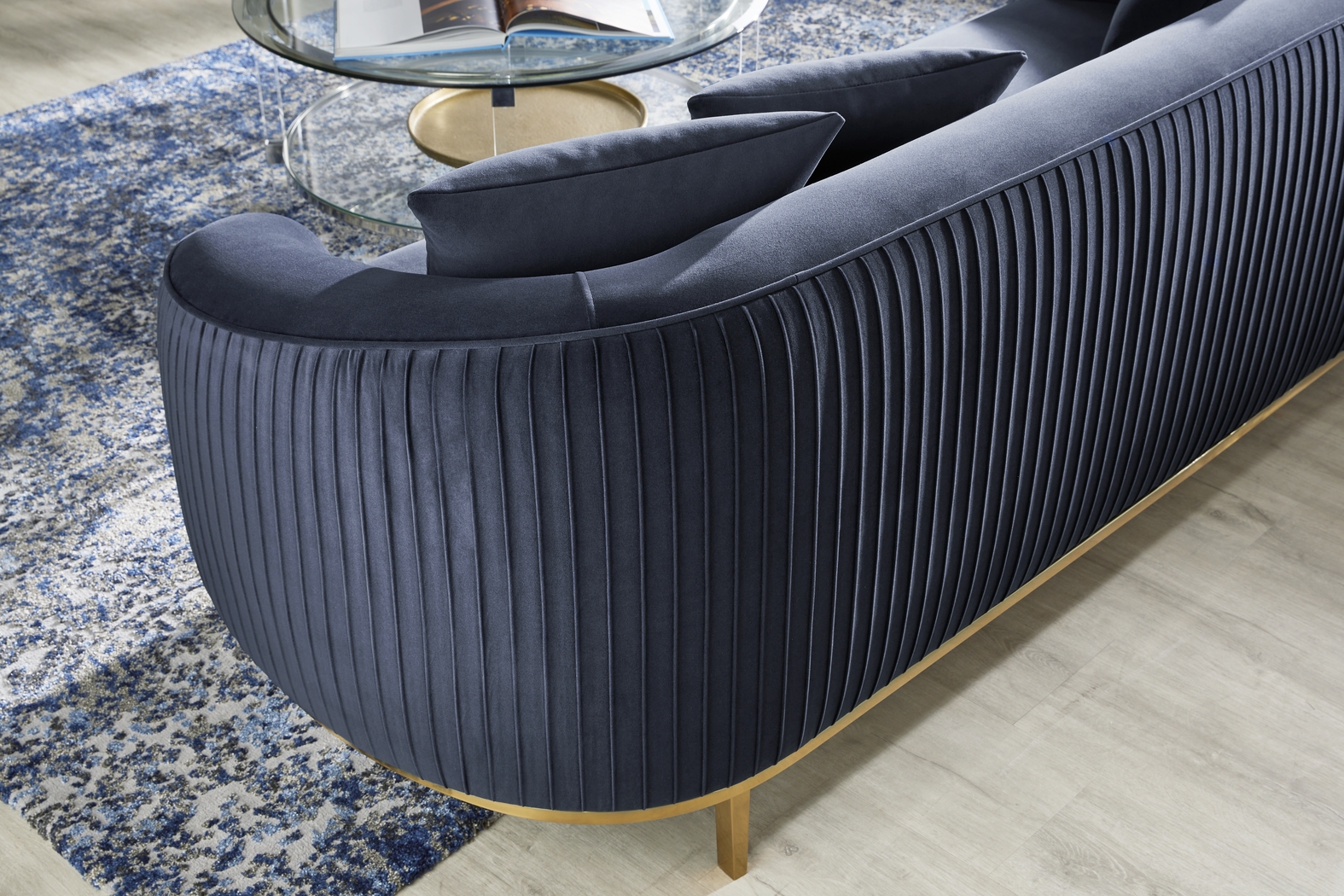 Gatsby Blue Sofa - Thumbnail - Image 3