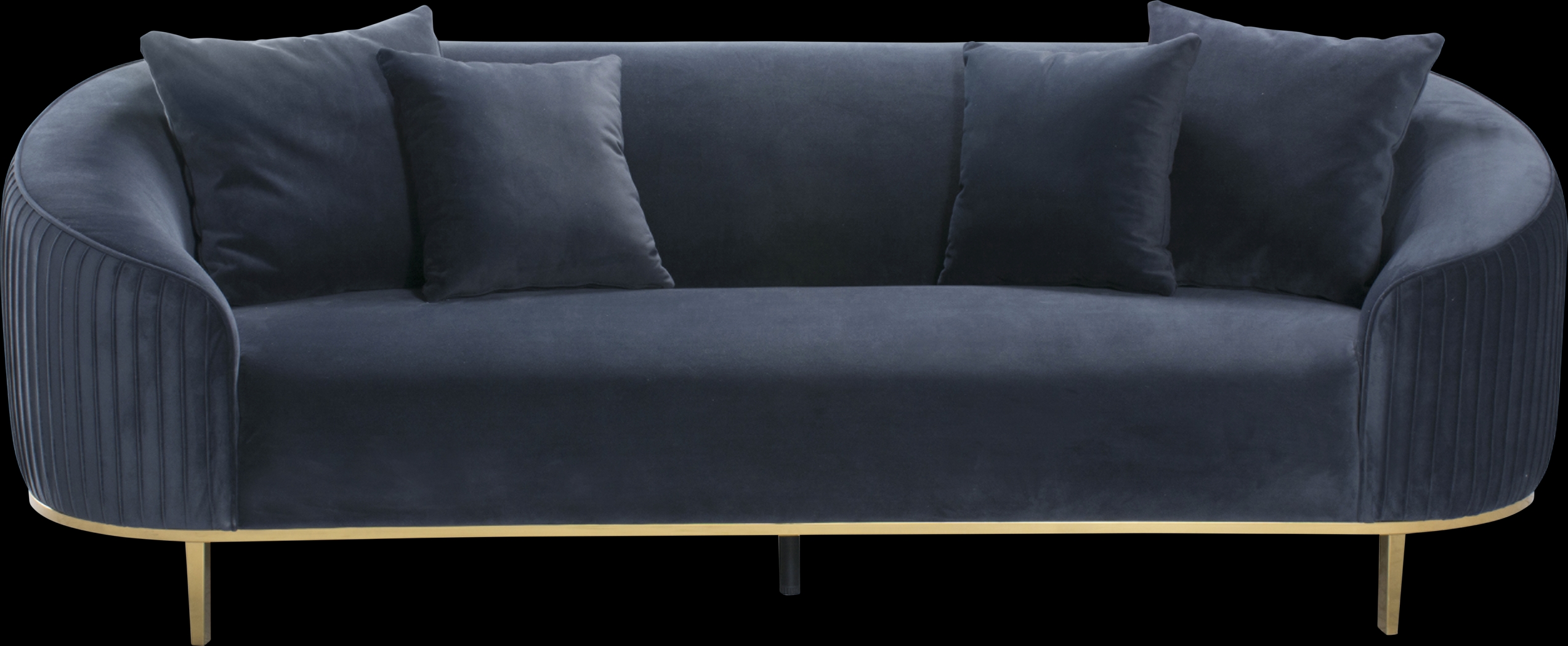 Gatsby Blue Sofa - Thumbnail - Image 1