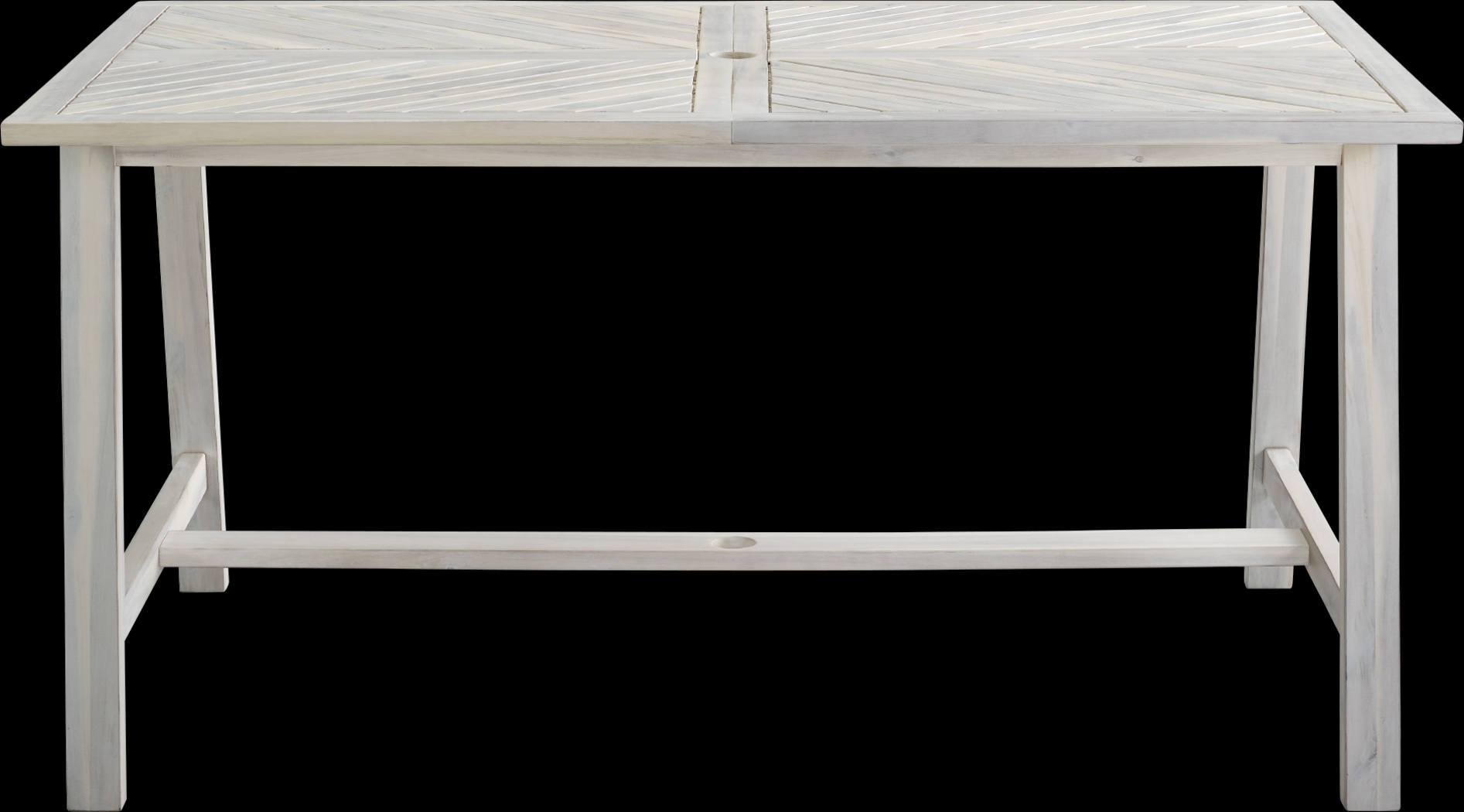 Gatwick White Outdoor Dining Table - Thumbnail - Image 2