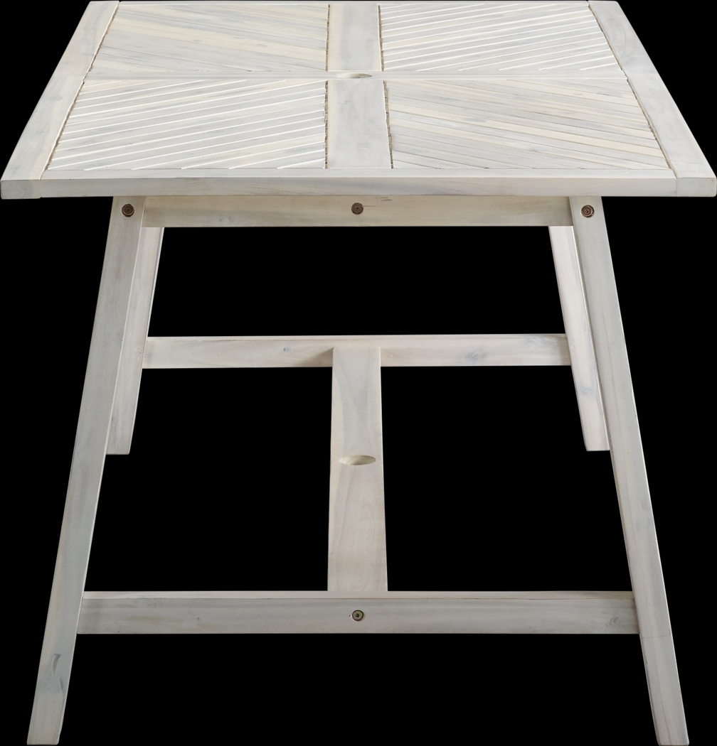 Gatwick White Outdoor Dining Table - Thumbnail - Image 3