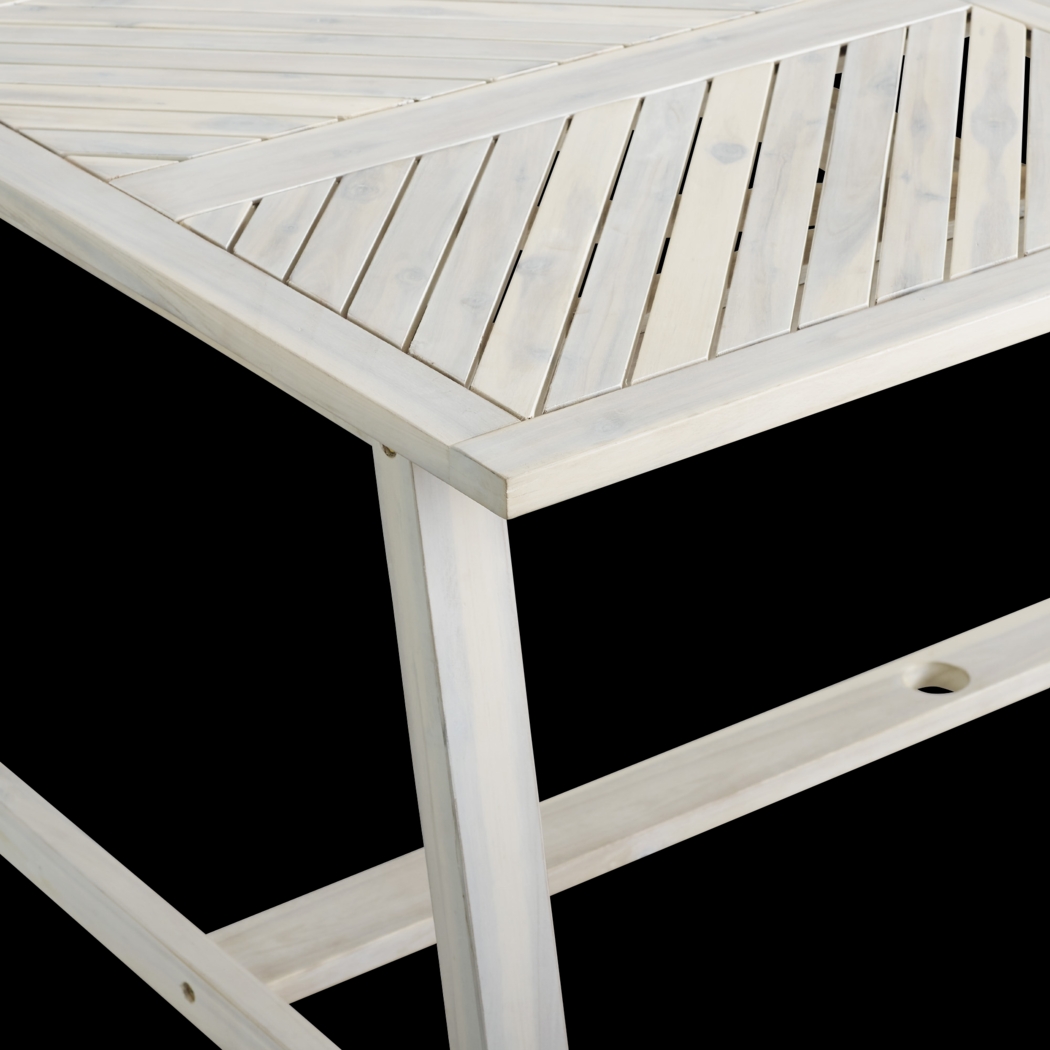 Gatwick White Outdoor Dining Table - Thumbnail - Image 4