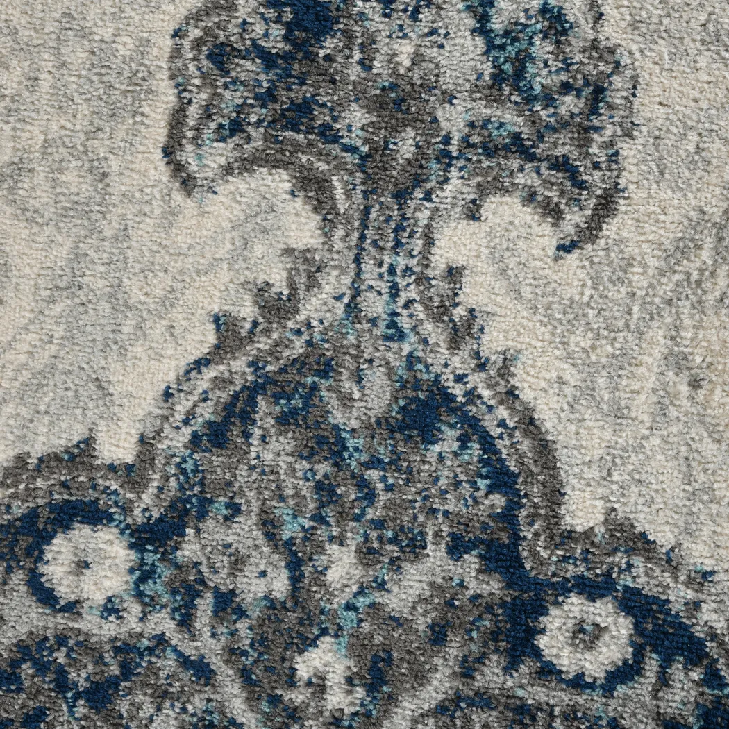 Gauco Navy 4' x 6' Rug - Thumbnail - Image 2