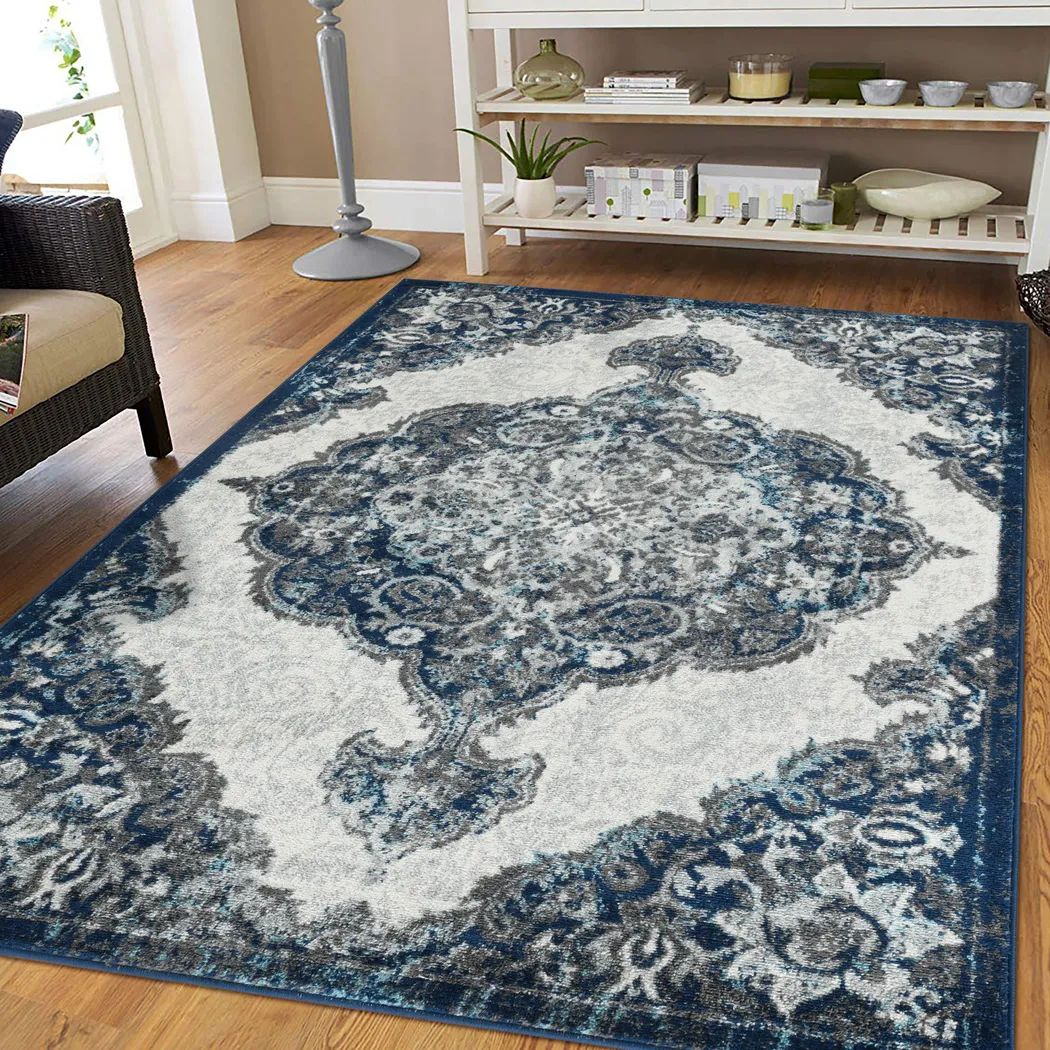 Gauco Navy 8'9 x 11'9 Rug - Thumbnail - Image 2