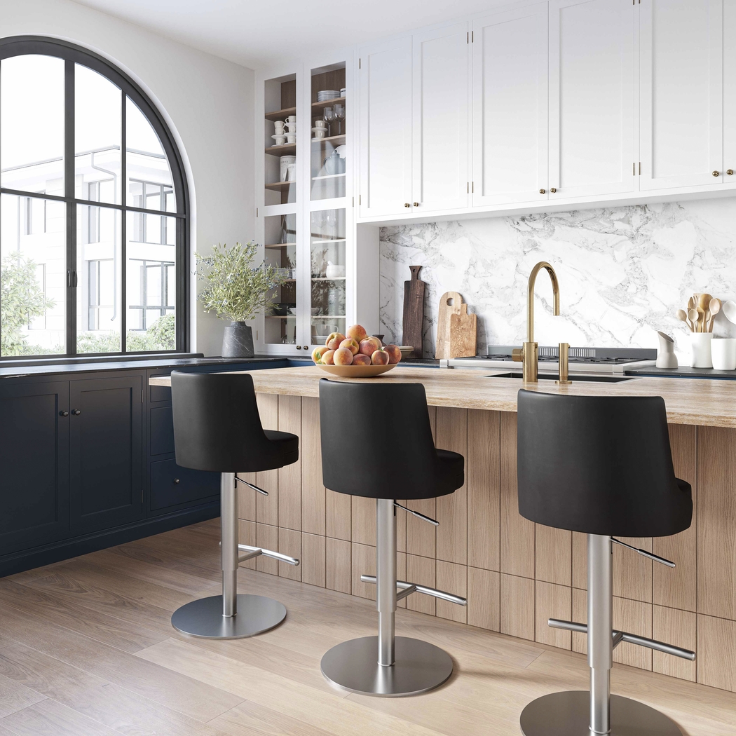 Gaudio Black Barstool - Thumbnail - Image 2