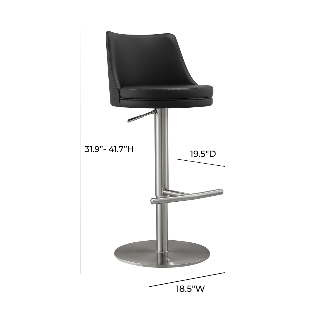 Gaudio Black Barstool - Thumbnail - Image 8