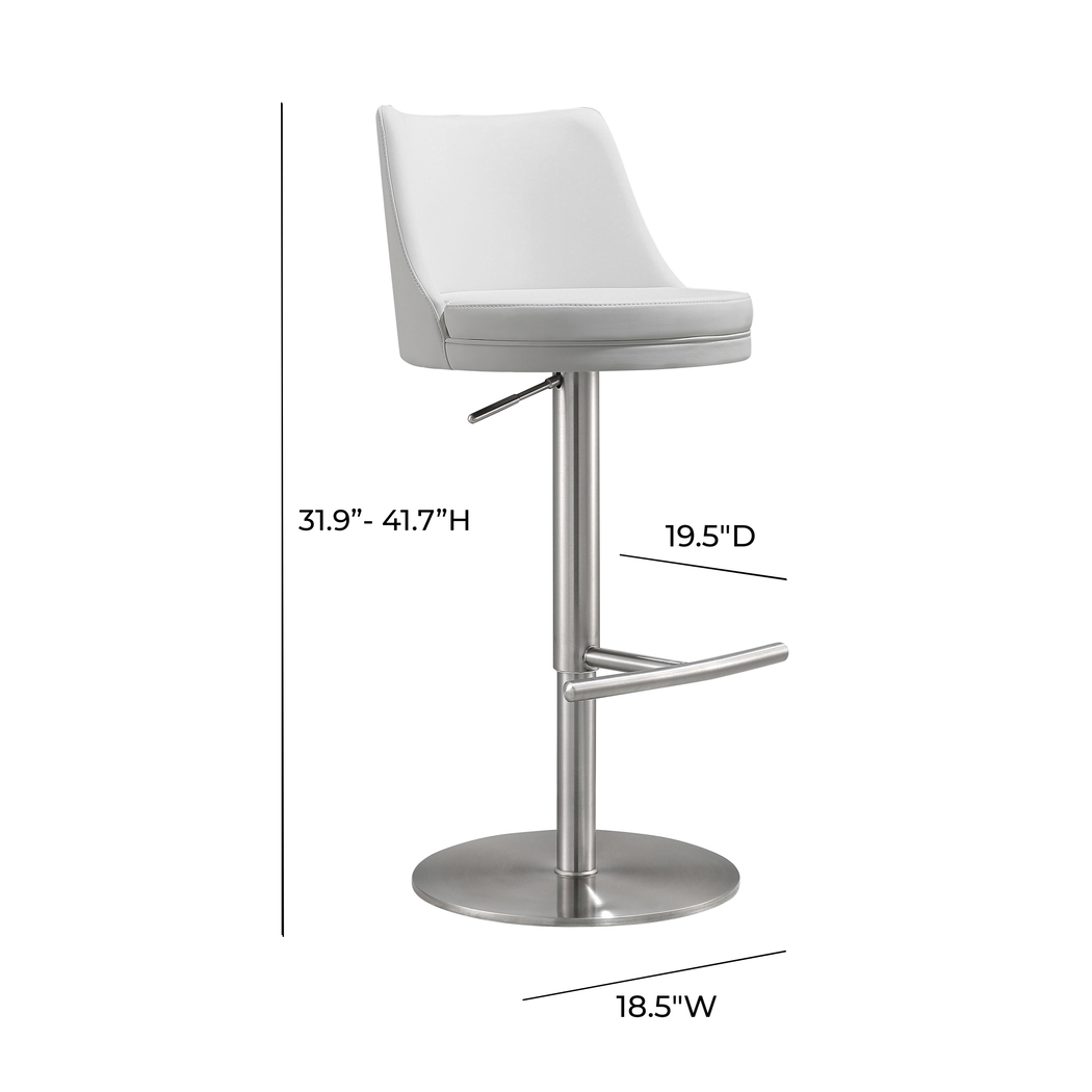Gaudio White Barstool - Thumbnail - Image 8