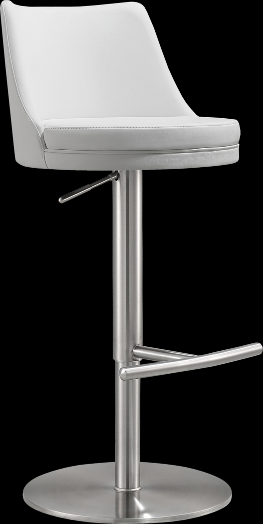 Gaudio White Barstool - Thumbnail - Image 1