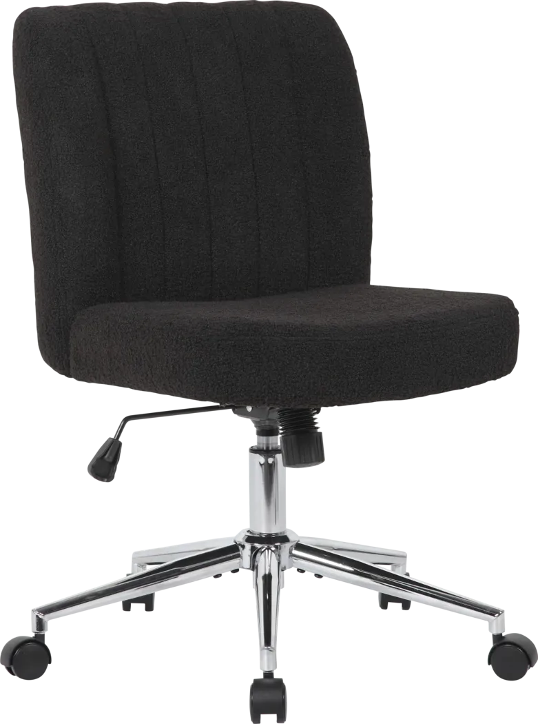 Gavenstein Black Desk Chair - Thumbnail - Image 1