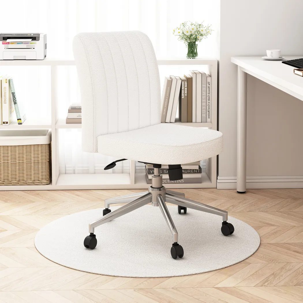 Gavenstein Cream Desk Chair - Thumbnail - Image 2
