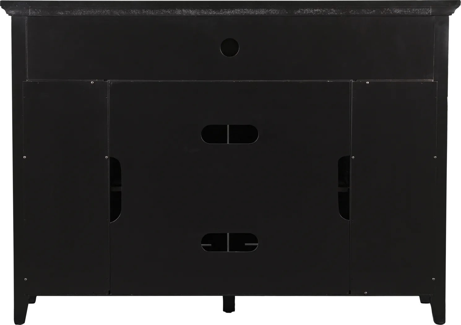 Gavenwood Black 48 in. Console with Electric Fireplace - Thumbnail - Image 5