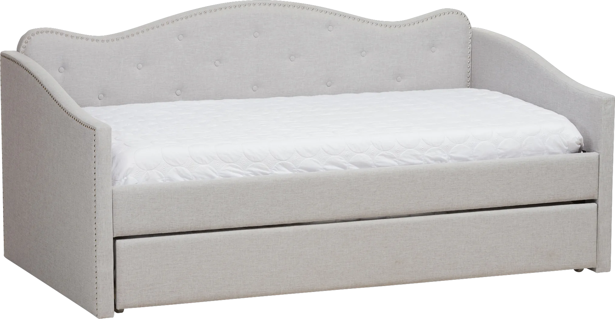 Gawaine Gray Daybed with Trundle - Thumbnail - Image 1