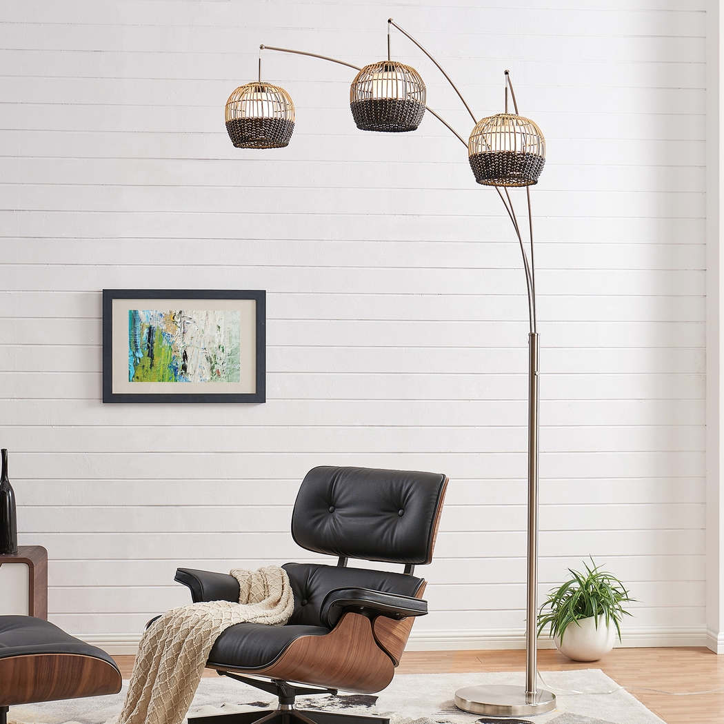 Gawaine Point Natural Floor Lamp - Thumbnail - Image 3
