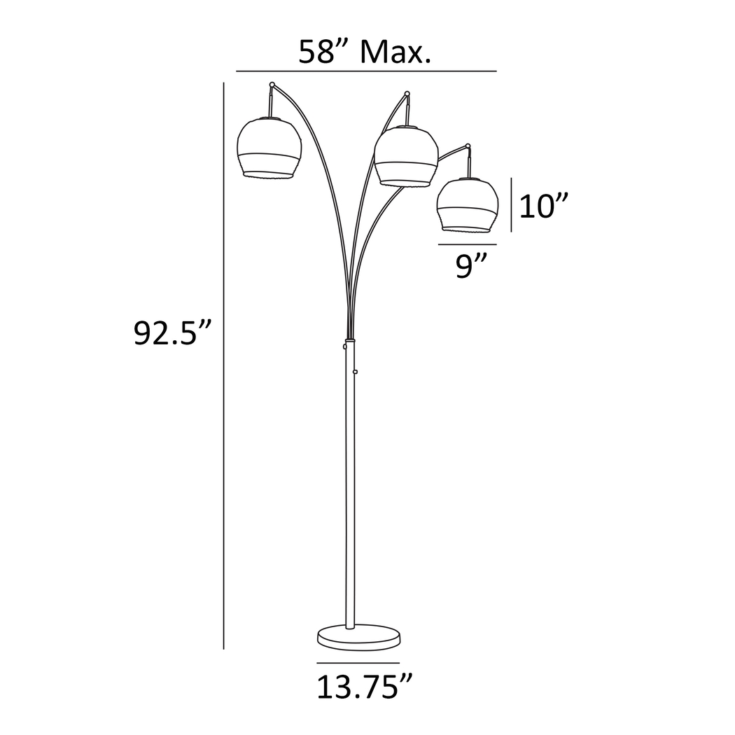 Gawaine Point Natural Floor Lamp - Thumbnail - Image 6