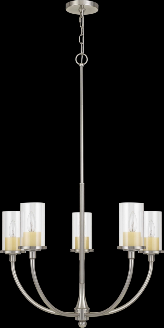 Gaylord Court Nickel Chandelier - Thumbnail - Image 1