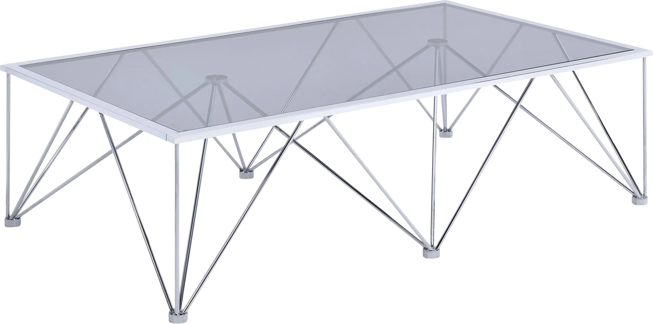 Gaylyn Chrome Cocktail Table - Thumbnail - Image 1
