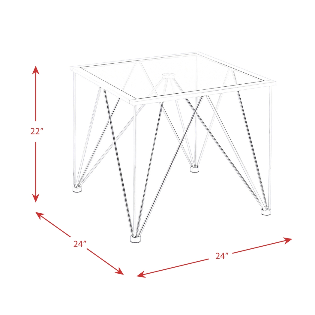 Gaylyn Chrome End Table - Thumbnail - Image 6
