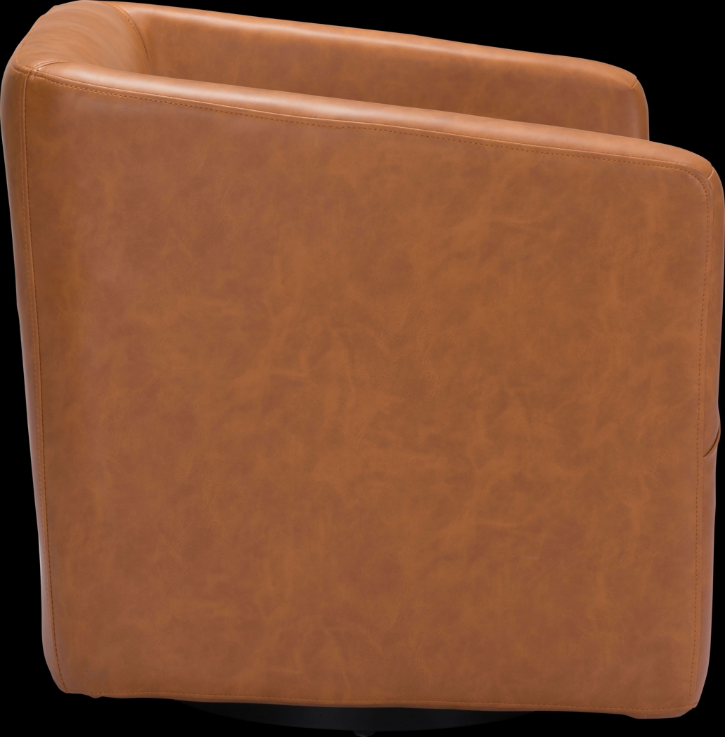 Gayot Brown Accent Chair - Thumbnail - Image 3