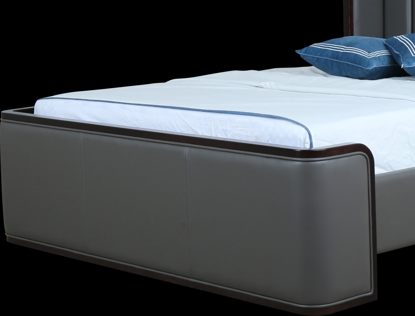 Gazenia Gray Queen Bed - Thumbnail - Image 6