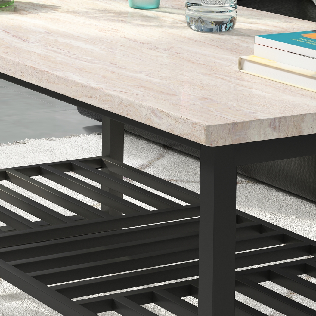 Geartner White Cocktail Table - Thumbnail - Image 5