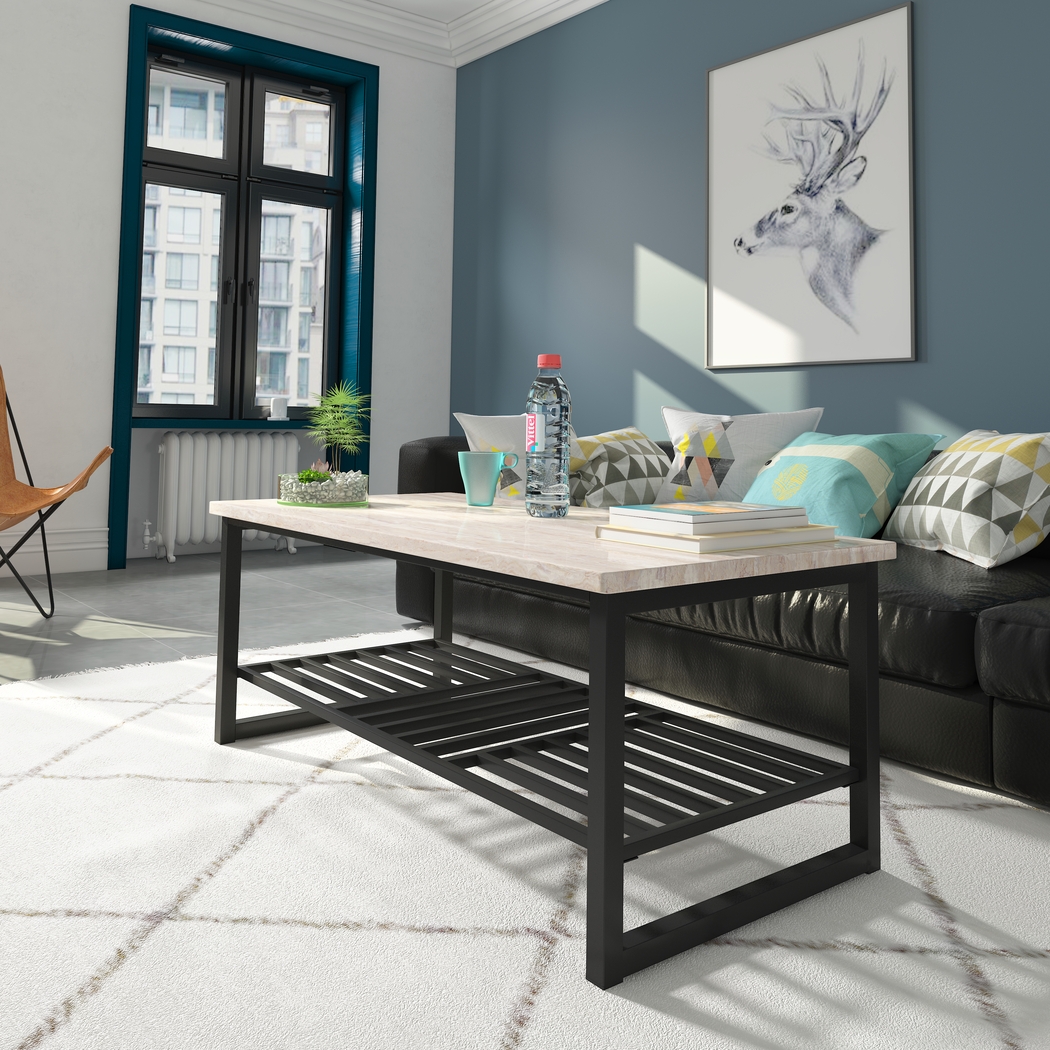 Geartner White Cocktail Table - Thumbnail - Image 7