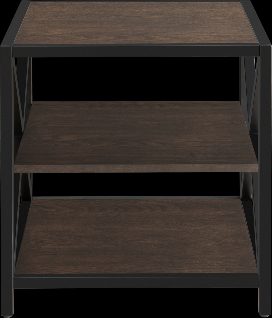 Gebron Dark Brown End Table - Thumbnail - Image 4