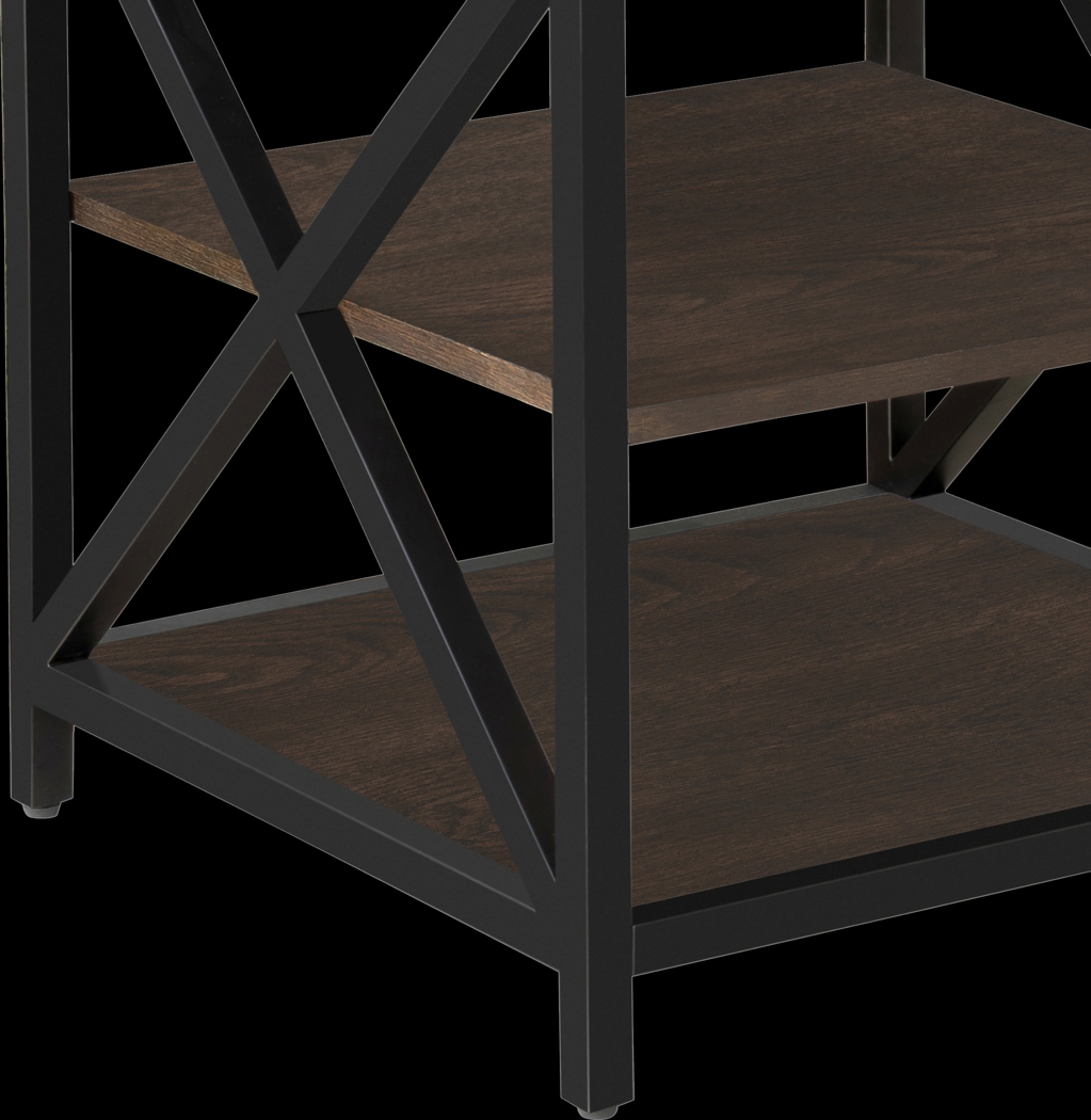 Gebron Dark Brown End Table - Thumbnail - Image 6