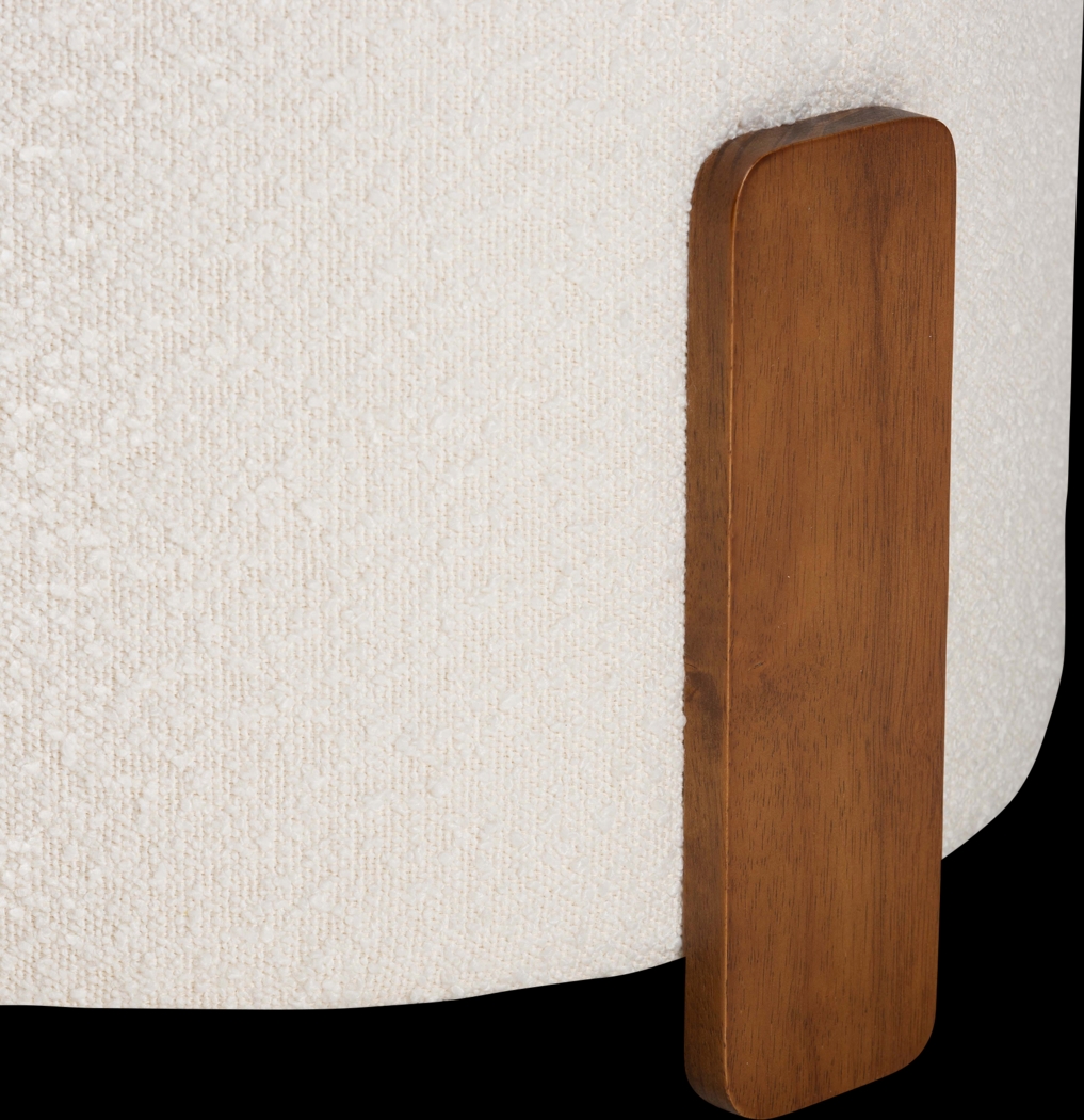 Geddings Cream Ottoman - Thumbnail - Image 4