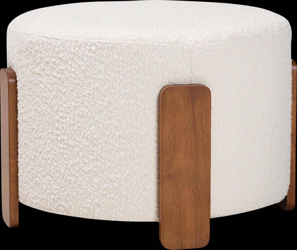 Geddings Cream Ottoman - Thumbnail - Image 1
