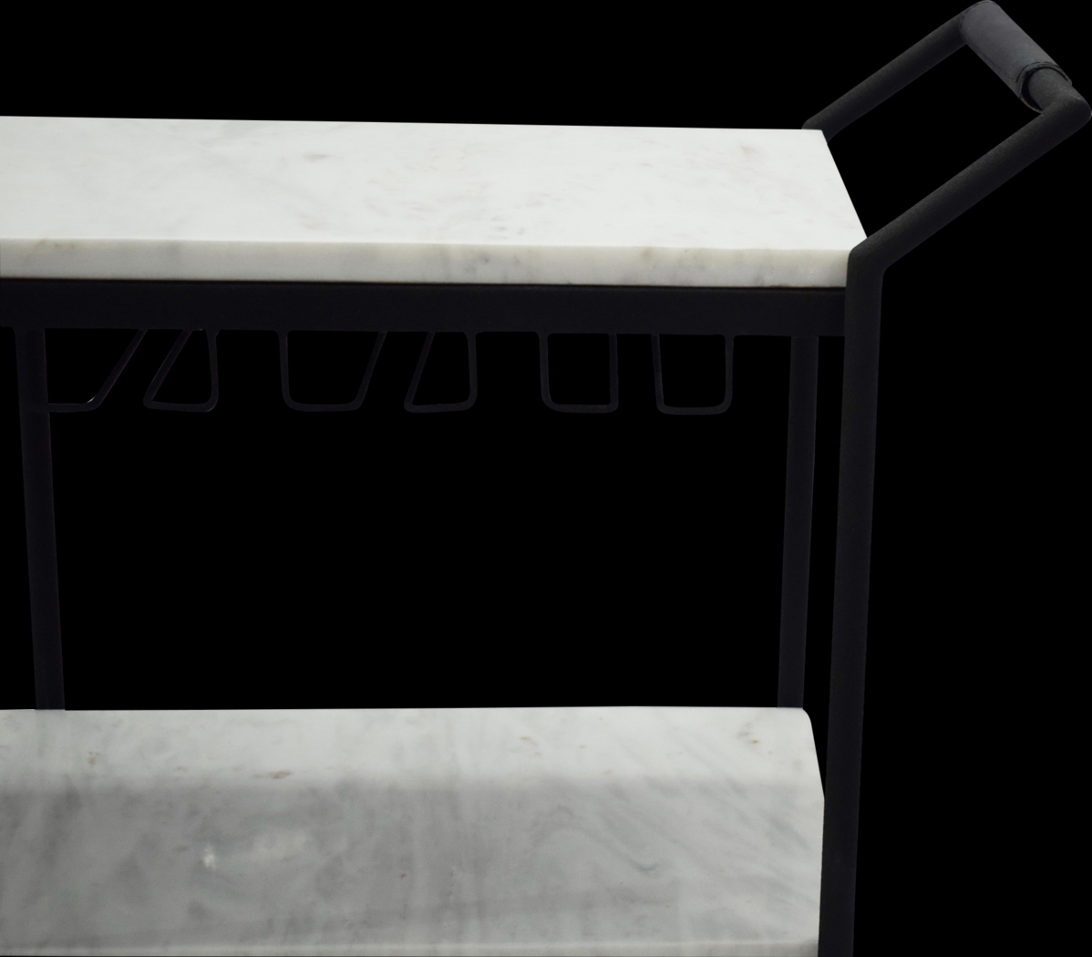 Geensbank White Bar Cart - Thumbnail - Image 3