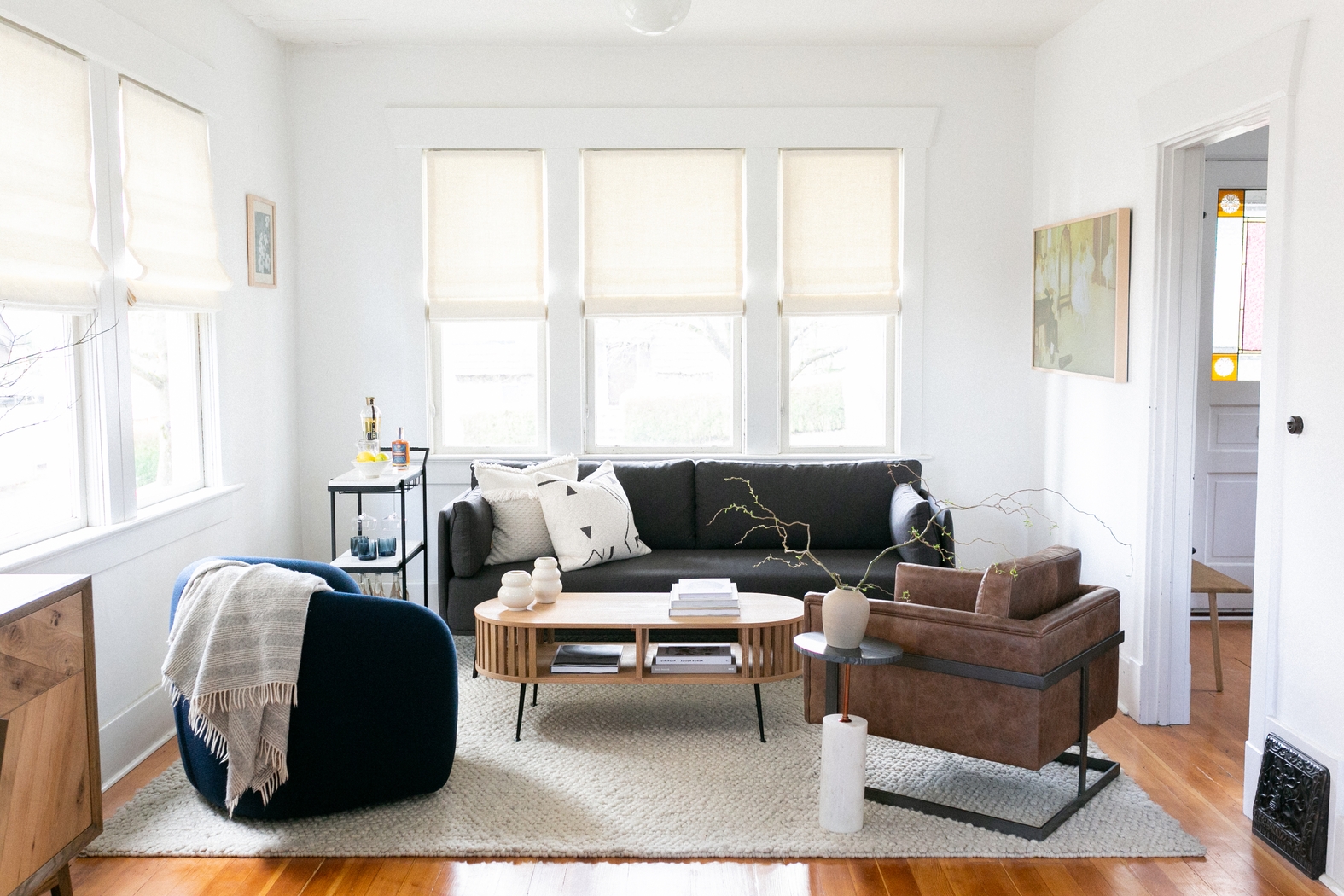 Geensbank White Bar Cart - Thumbnail - Image 5