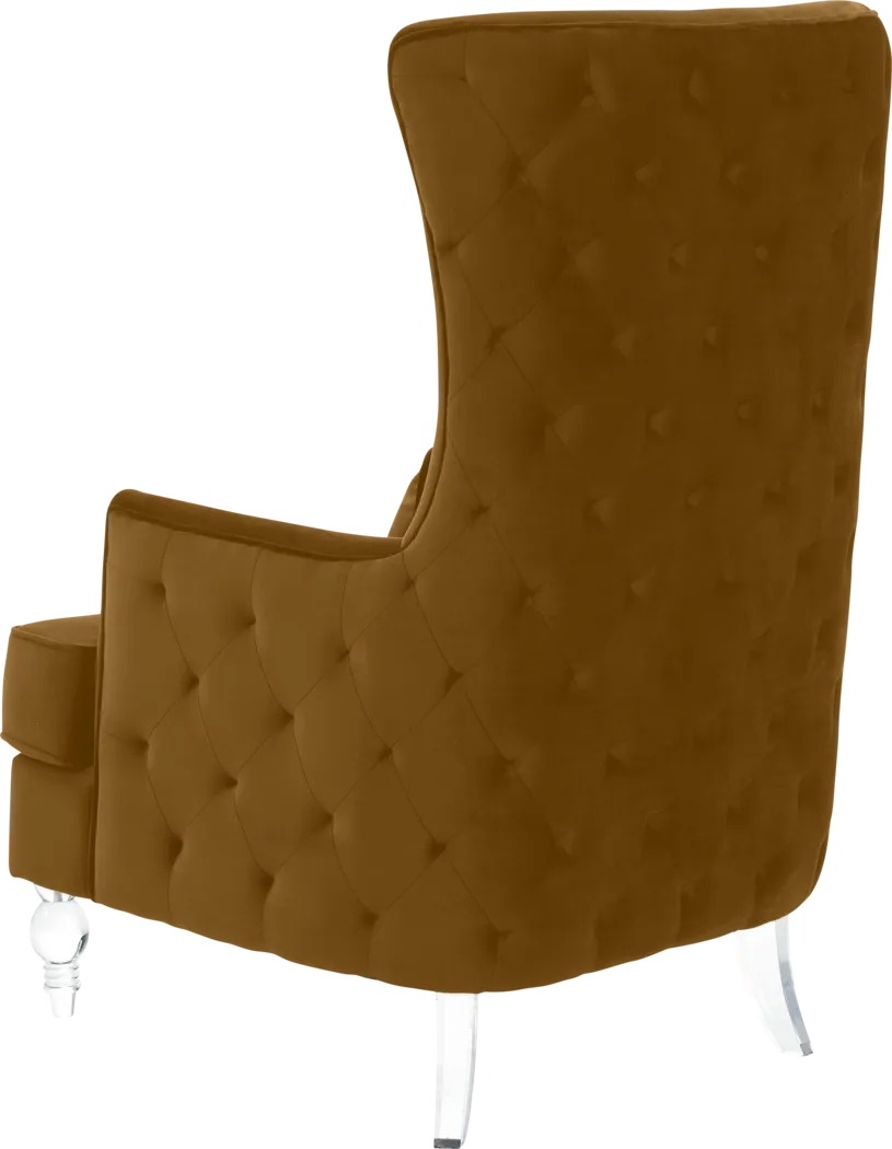 Gehron Cognac Accent Chair - Thumbnail - Image 3