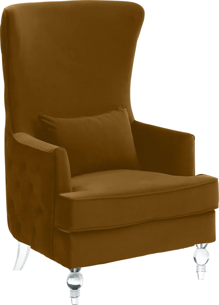 Gehron Cognac Accent Chair - Thumbnail - Image 1