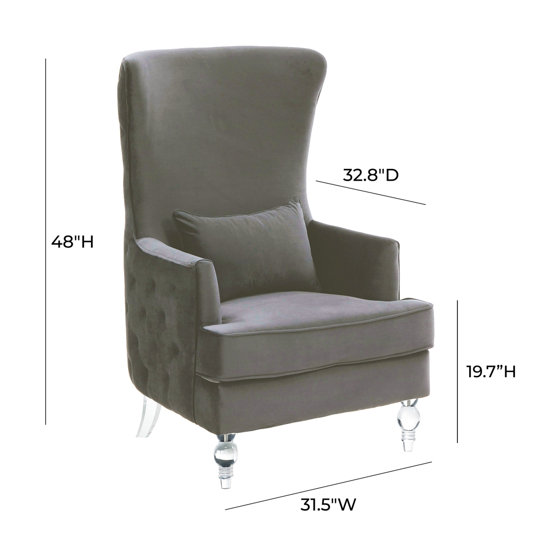 Gehron Gray Accent Chair - Thumbnail - Image 4