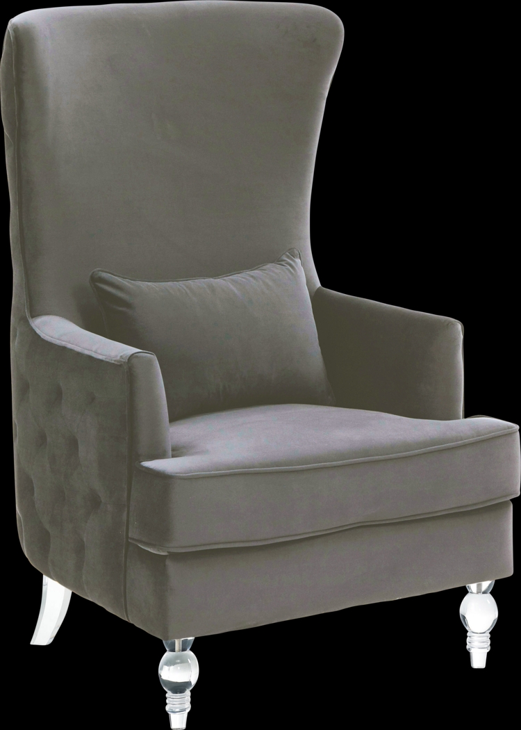 Gehron Gray Accent Chair - Thumbnail - Image 1