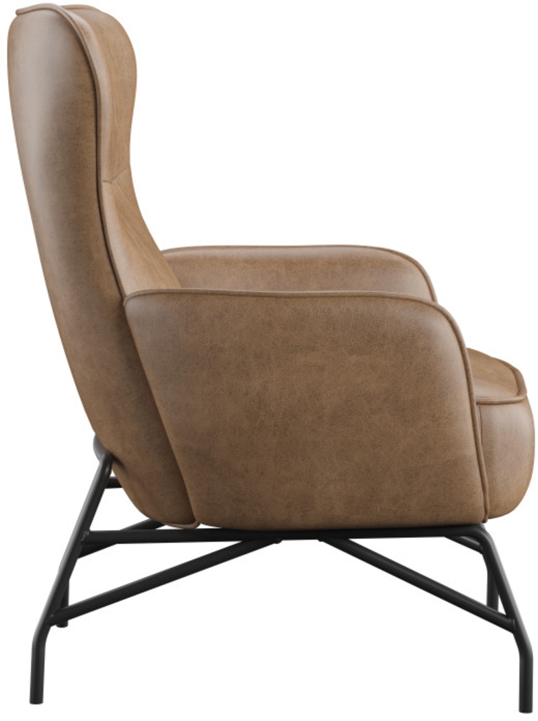 Geitz Brown Accent Chair - Thumbnail - Image 2