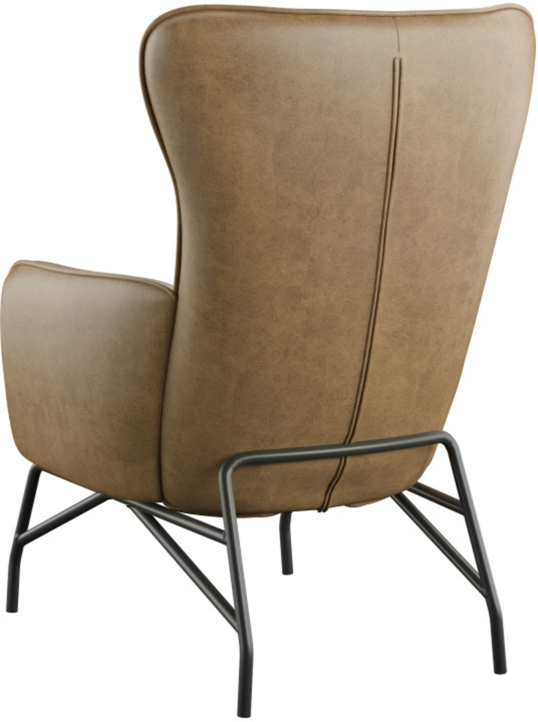 Geitz Brown Accent Chair - Thumbnail - Image 3