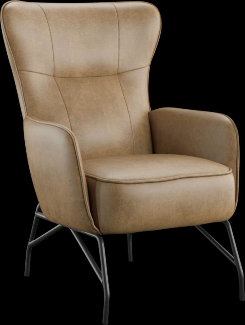Geitz Brown Accent Chair - Thumbnail - Image 1
