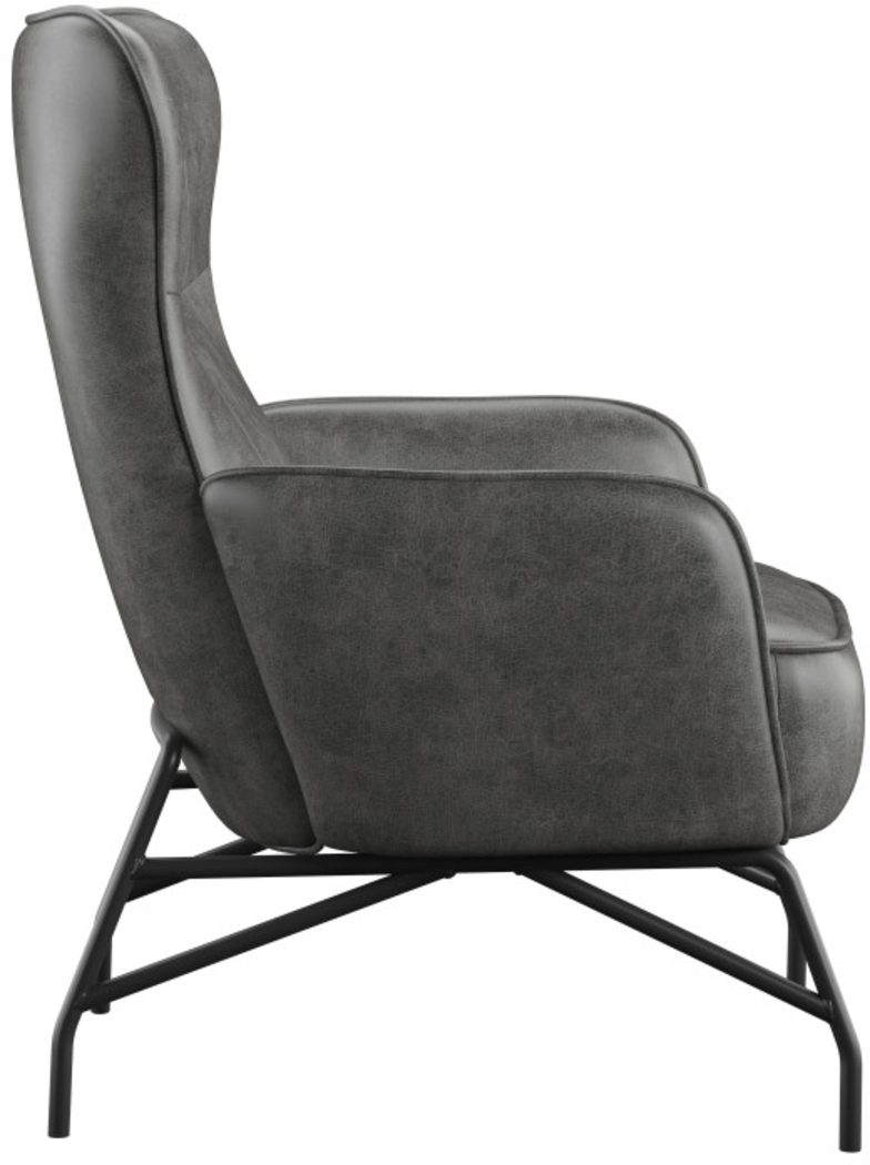 Geitz Charcoal Accent Chair - Thumbnail - Image 2
