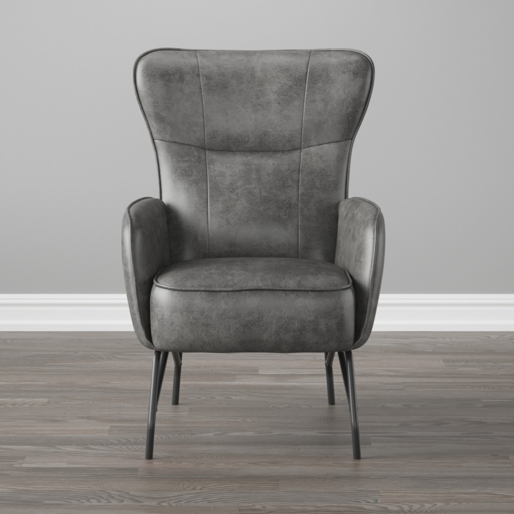 Geitz Charcoal Accent Chair - Thumbnail - Image 5