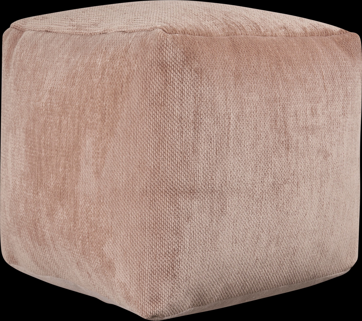 Gekia Brown Pouf - Thumbnail - Image 1