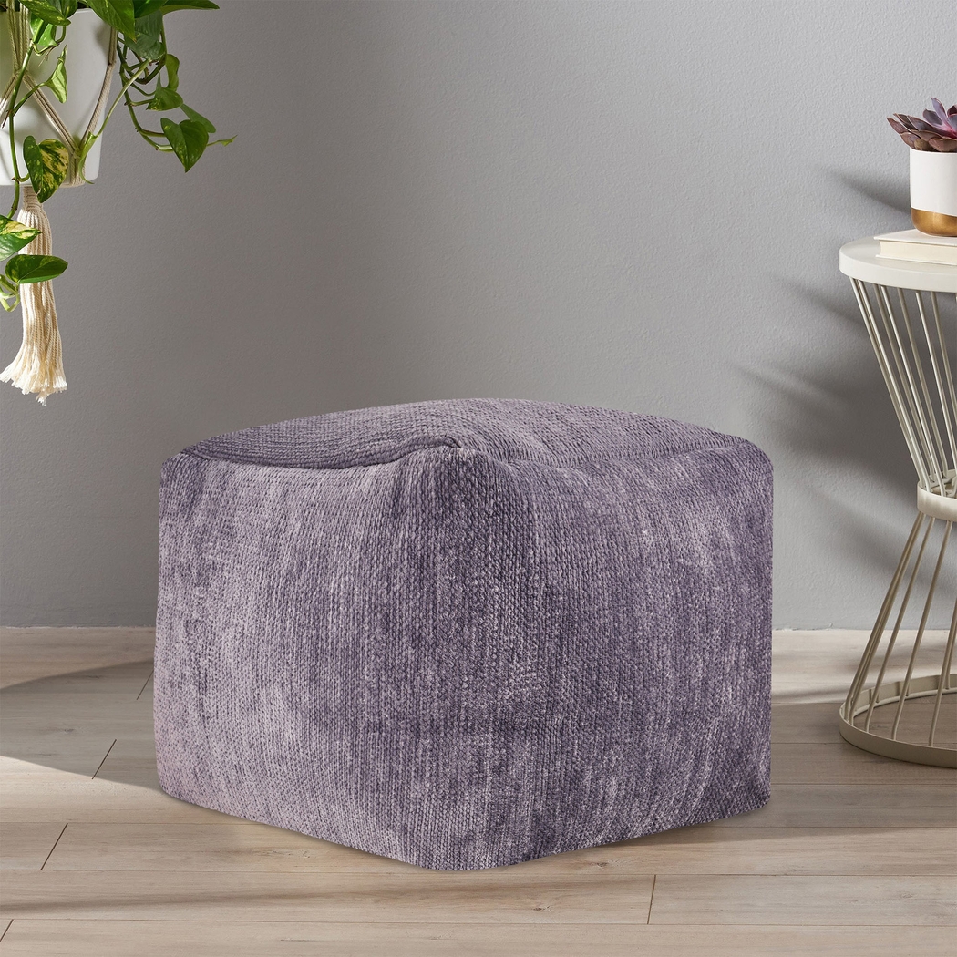 Gekia Gray Pouf - Thumbnail - Image 2