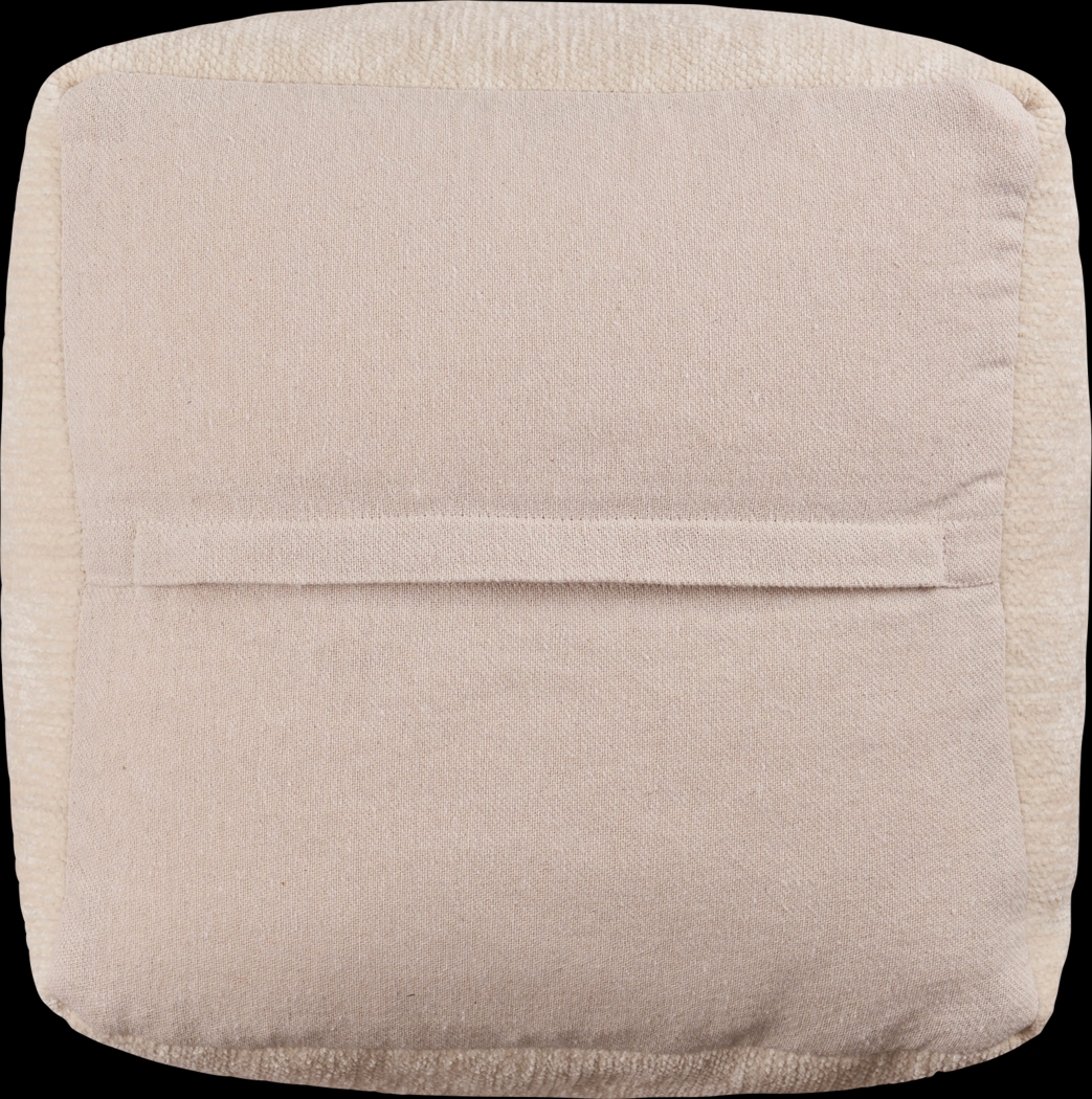 Gekia Ivory Pouf - Thumbnail - Image 4