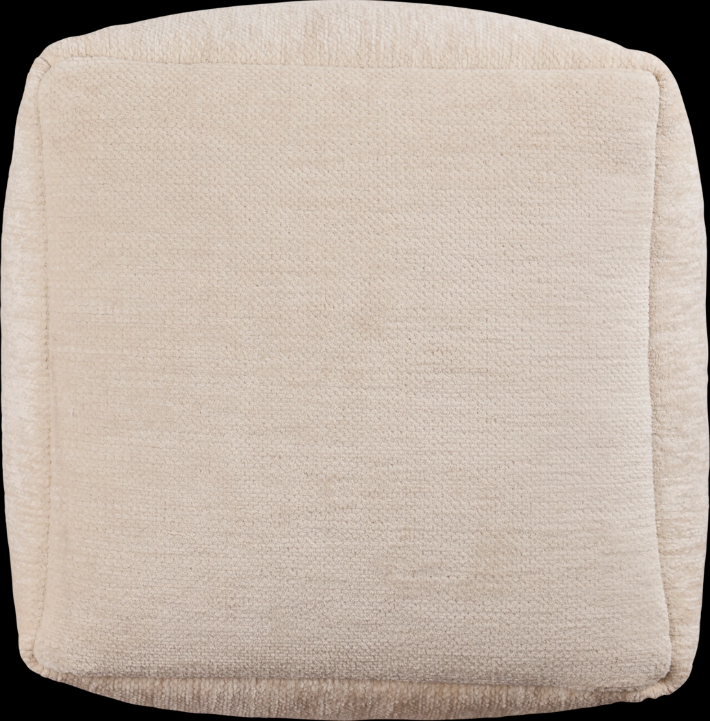 Gekia Ivory Pouf - Thumbnail - Image 5