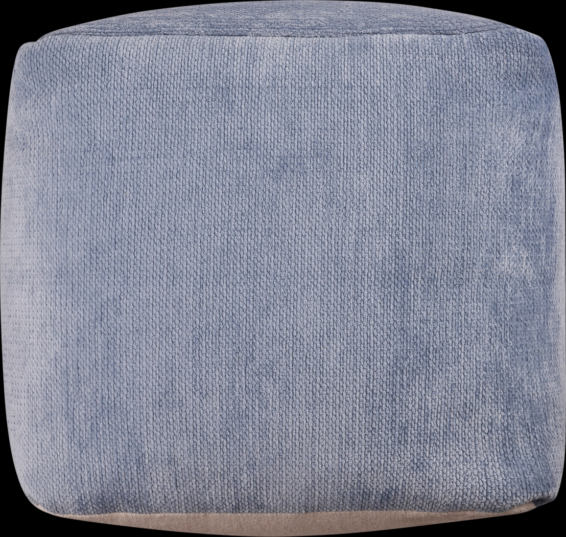 Gekia Light Blue Pouf - Thumbnail - Image 3
